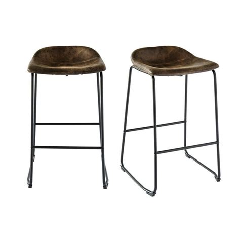 Picket House Furnishings Galloway Metal Bar Stool (Set of 2)